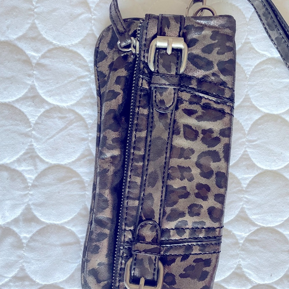 Animal Print Shiny Clutch